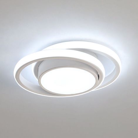Moderne 32-W-LED-Deckenleuchte – 32 cm lang – Metallschirm – Für Flure und Wohnzimmer – Dreifarbiges Licht (1/5)