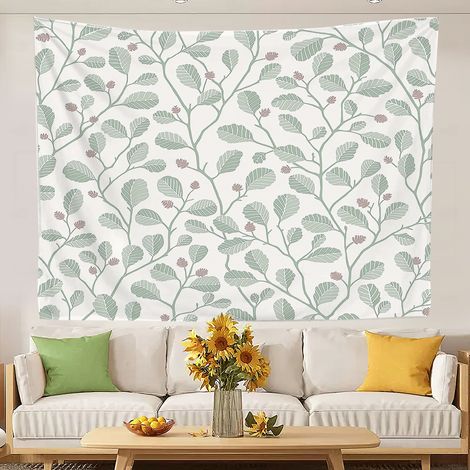 Tapisserie murale humoristique rétro, décoration murale pour chambre de femme ou d'adolescente 200x150cm (1/5)