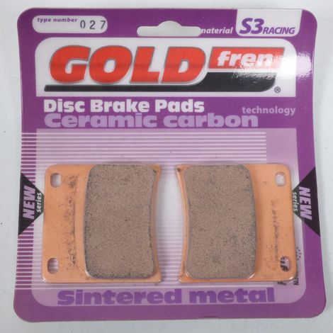 Plaquette de frein Gold Fren pour Moto Suzuki 1400 GV Cavalcade (1/2)