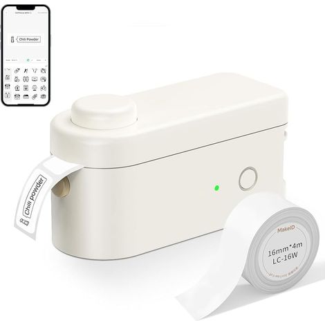 Etiqueteuse L1-C, Imprimante Thermique Mini Portable, Imprimante Etiquette Autocollante Compatible avec iOS et Android, Idéale pour la Maison, Le Bureau, l'École, l'Organisation (1/5)