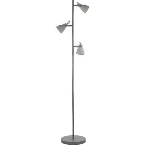 Stehlampe MISTAGO verstellbar Beton Grau