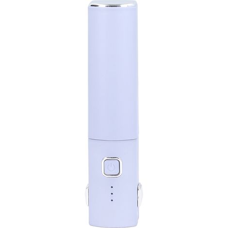 Mini lisseur portable pour cheveux lisses et bouclés, rechargeable, idéal pour la maison et les voyages (violet) (1/5)