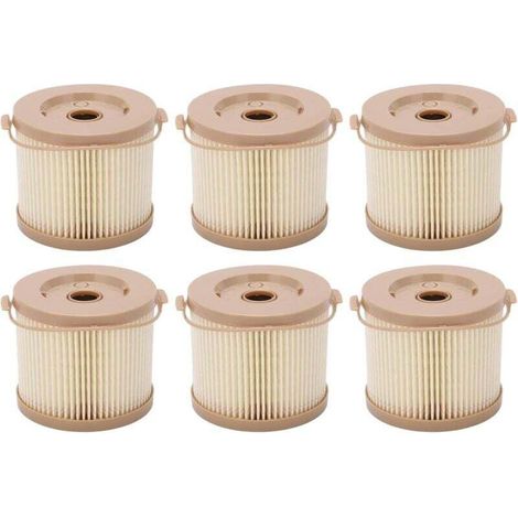 Racor Dieselkraftstofffilter, 6er-Set Kraftstofffilter, Wasserabscheider für RACOR 2010PM-OR 500FG-Crezuo