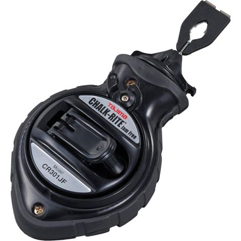 TAJIMA CR301JF 30m 100ft 4 x Speed Rewind Water Proof Chalk Rite Brick Line Reel