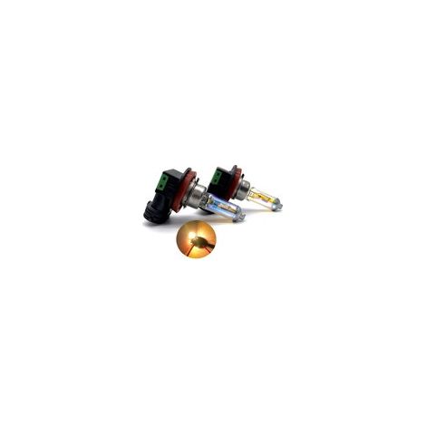 2x Ampoules Halogènes H8 12V 35W – 2300K Jaune Or Quartz Verre – Haute Luminosité & Longue Durée (1/5)