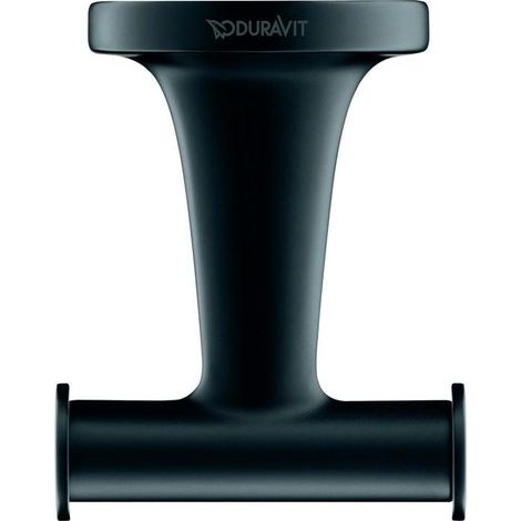 Duravit Starck T - Doppelhaken, schwarzmatt 0099304600 (1/5)