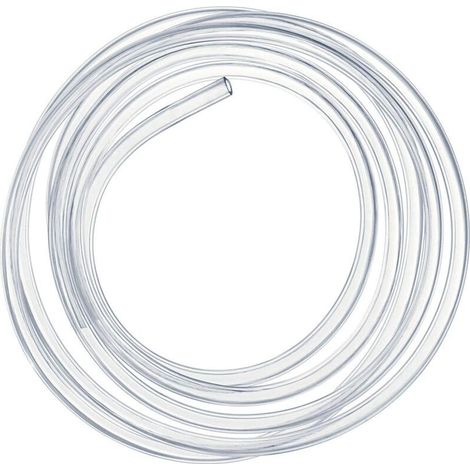 Tuyau Transparent de Pression 3 mètres, 10 × 12mm Tuyauterie Flexible Tube de PVC (1/4)