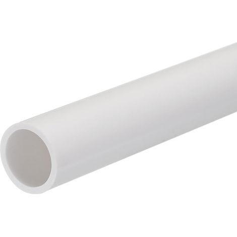 Tube Rigide en PVC Tube Rond 16mm ID 20mm OD 20cm Longueur Blanc pour Conduites d'Eau, Artisanat, Manchons de Câbles (1/5)