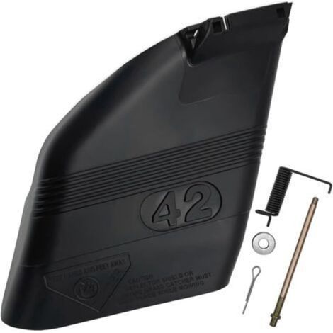 Protection de déflecteur de pont pour tondeuse autoportée de 106,7 cm, modèle 130968, bouclier de goulotte en plastique avec matériel de montage (1/5)