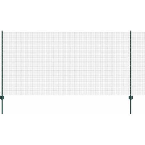 Maison Exclusive - Schweißdrahtzaun mit Pfosten 10 x 1,2 m (B x H