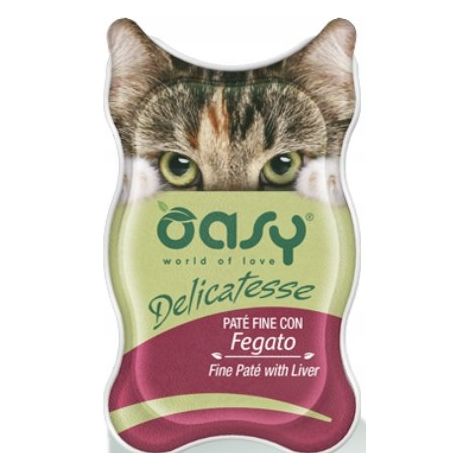 Oasy Delikatesse Paté Paté para gatos 85 g - Hígado 85 g