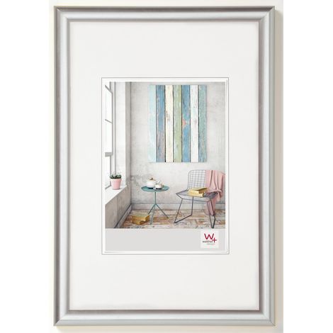 Cadre Photo Argent 50 x 60 cm Cadre Plastique Trendstyle KP060S (1/5)