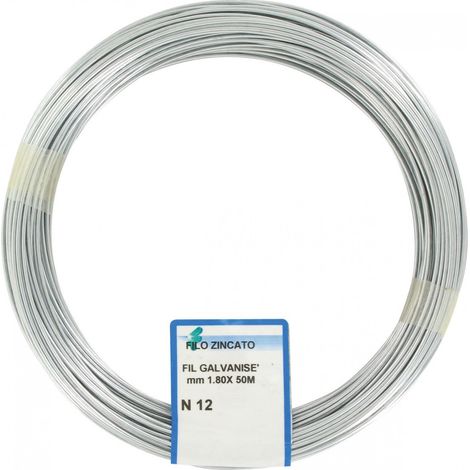 Bobina galvanizada 1,8 50 N°12