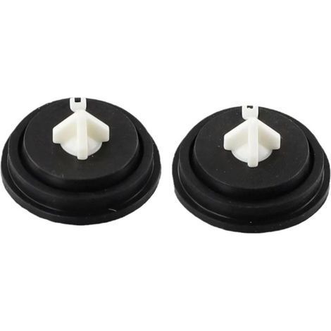Lot de 2 Rondelles de Diaphragme de Soupape, Membranes pour Robinet Flotteur, Réparation Facile de la Chasse d'Eau,Valves à Flotteur, Matériau Caoutchouc de Qualité (2PCS) (1/5)