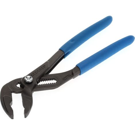 Pince multiprise, largeur réglable 37 mm max., réglage par bouton poussoir, protection anti-pincement, plate, chromée, 142 7 TL (1/5)