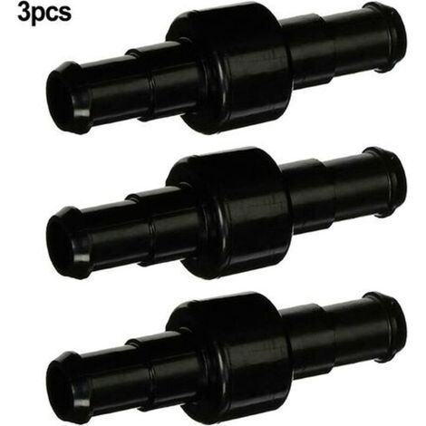 D20 Lot de 3 Raccords Rotatifs pour Tuyau D'arrosage avec 6 Embouts D15 Compatibles avec Zodiac Polaris 180 280 380 Robot Nettoyeur Piscine noir (1/5)