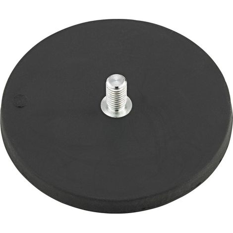 Flachgreifer-Magnet Gummi 66mm m.Innengew. M5 Beloh (1/3)
