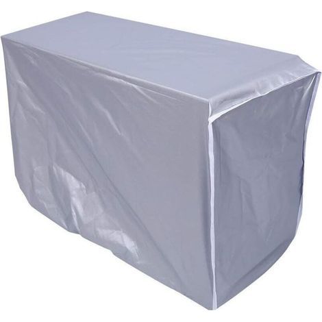 Protection extérieure climatiseur en polyester haut de gamme 80x28x54cm prévient les dégâts dus aux intempéries saisonnières (1/5)