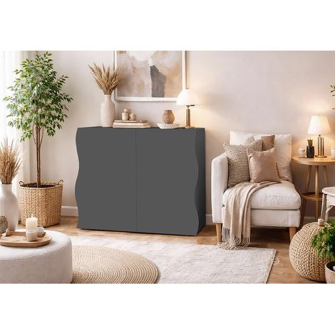 Meuble de rangement moderne anthracite mat Onida (1/5)