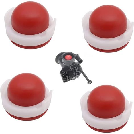 Bulbes D'amorces Carburateur Bulbe D'amorbe Universal Amorce Bulbe Rempaillants 694394 494408 Bulbe D'amorce Compatible Avec Briggs Et Stratton, 4pcs, Kit De Carburateur De Tondeuse à (1/5)