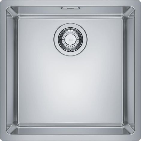 Franke Unterbaubecken Maris MRX 110-40 Edelstahl, Drehknopfventil (1/2)