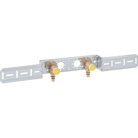 Geberit Mepla Raccordo a squadra 90° preassemblato, doppio, 602.780.00.5