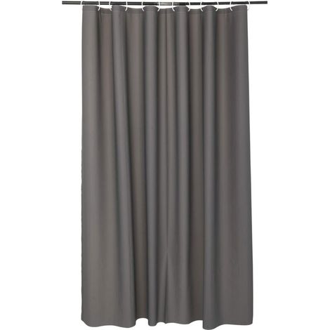 Morbidezza dell'interno, tenda da doccia (180 x 180 cm) Vitamina Antracite, PEVA