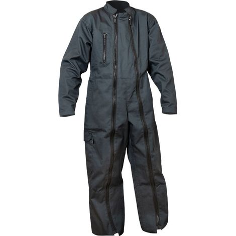 Combinazione di lavoro per bambini a doppia zip LMA LUTIN Verde scuro 2 anni
