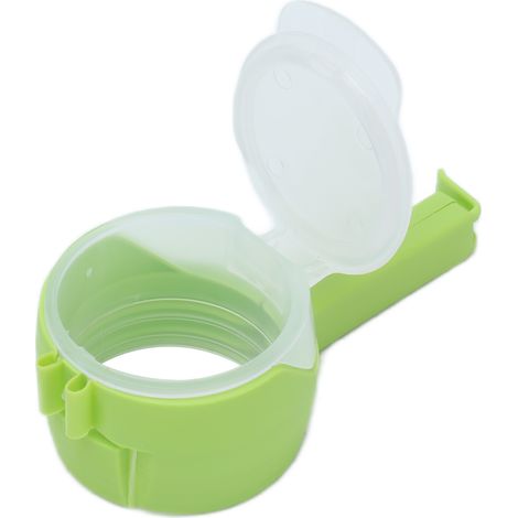 Clips de fermeture pour sacs de conservation alimentaire en plastique non toxique avec bec verseur pour une organisation optimale des aliments en cuisine (1/5)
