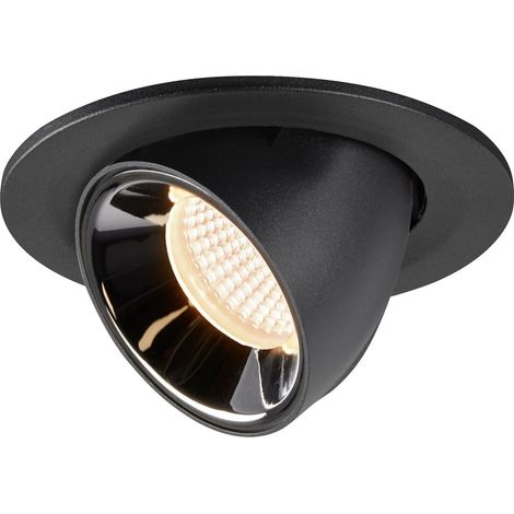 Spot LED encastrable pour éclairage intérieur 2700 K 8,6 W 690 lm Noir 20 degrés (1/4)