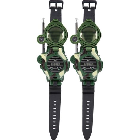 2 Montres Talkie-Walkie Militaire pour Enfants - Jouet d'Extérieur Cadeau (1/5)