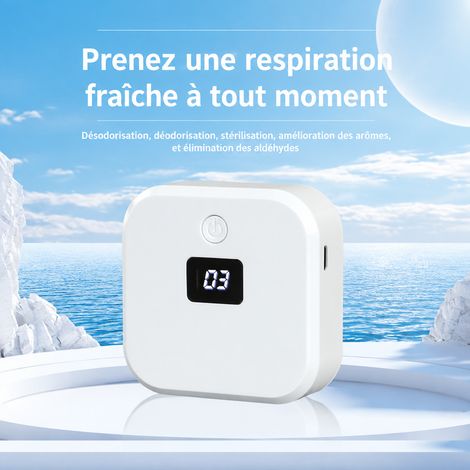 Purificateur d'air générateur d'ions négatifs nouveau modèle mini port USB 11-20 m² 300 g – Livraison gratuite