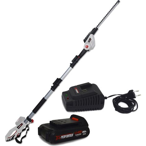 Scie à Ebrancher Taille Haies sur perche 20V - Xperformer XP2PSTH20LI - Outil portatif - Batterie 2Ah et chargeur inclus