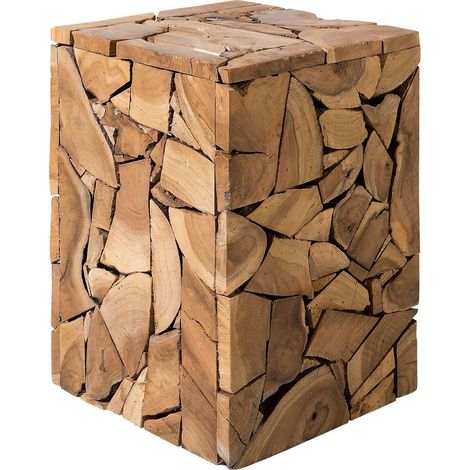 Side Table NELSON Teak Wood Brown
