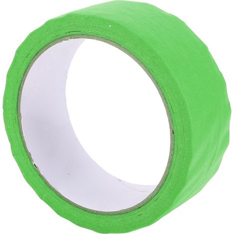 Lot de 10 rubans de peintre verts en papier pour masquage multifonction sur carrelage, vitre et autres surfaces (1/5)