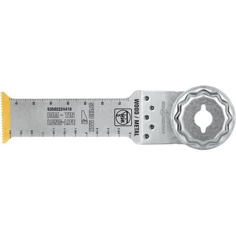Hoja  de sierra  bimetálica  Fein  E-Cut  con  recubrimiento  de  TiN  1ud  -  63502224410 (1/2)