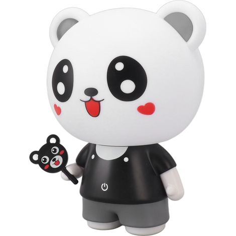 Lampe de table enfant dessin animé, veilleuse LED USB blanche, idéale pour étudier et lire.