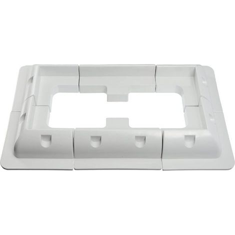 Lot de 6 supports de montage pour panneaux solaires – Plastique ABS résistant aux UV – Pour toit de véhicule, caravane, bateau, camping-car (1/5)