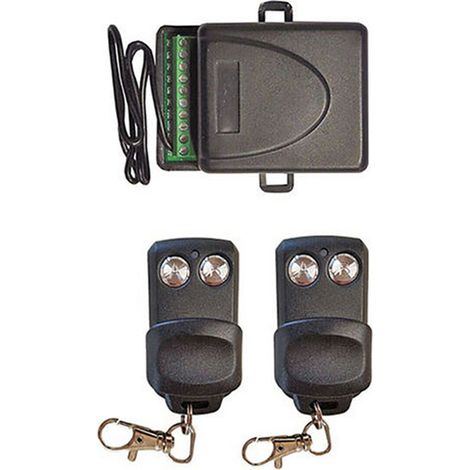 Kit Ricevitore 2 Telecomandi Universale 433MHz Apertura Cancello Automatica (1/4)