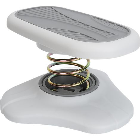 Toilet Foot Stool with Spring for Adults Stable Base Anti Slip High Load Capacity Toilet Potty Foot Rest Step Stool Gray (1/5)