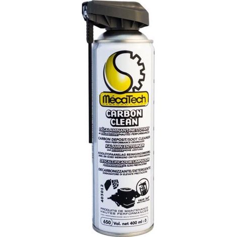 Décalaminant nettoyant et dégraissant carbon clean 400ml Mecatech