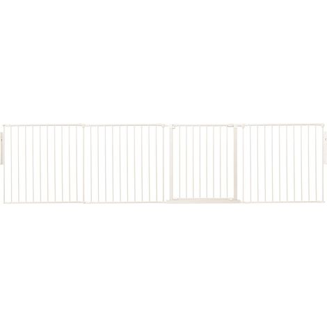 Safetots Séparateur De Pièce Multi-panneau Premium, Jusqu'à 298cm De Largeur, 70cm De Haut, Couleur Blanc