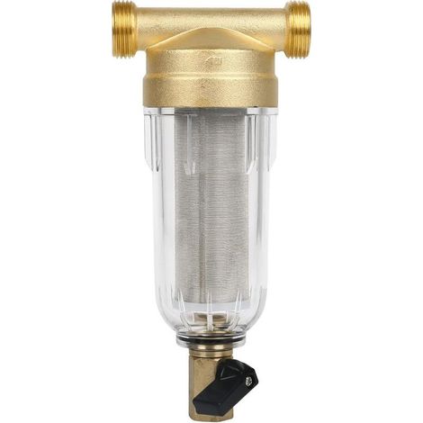 Préfiltre à eau pour tuyau de puits, filtre à sédiments réutilisable externe, filtration des impuretés, raccord 1/2" (1/5)