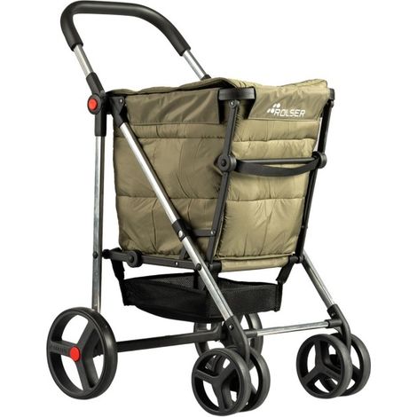 Carro compra  ROLSER Basket polar kaki 58l BAS001 (1/5)