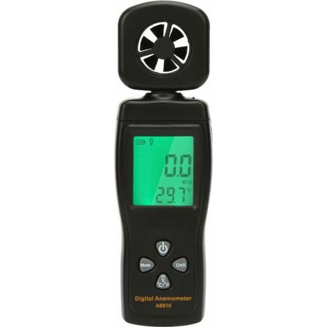 Luftstrommessgerät, Mini-Digitalanemometer 0,3-30 m/s (1/5)