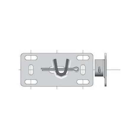 Plaque support embout ø 16 somfy (1/2)