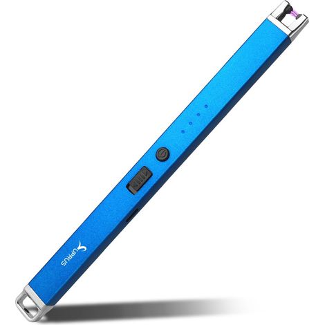 Briquet Électrique Arc Coupe-Vent USB Sans Flamme Rechargeable avec Verrou de Sécurité pour Bougie (1/5)