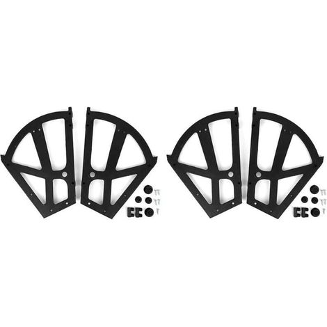 4 pièces/ensemble chaussures charnières d\'armoire, meubles de maison chaussures tiroir armoire charnière Flip plaque cadre tournant Rack accessoires de remplacement (1/4)