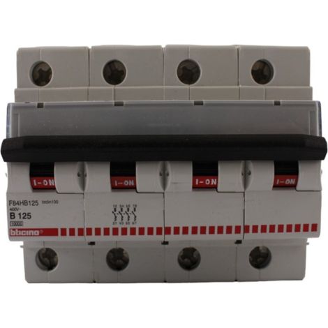 Interruttore magnetotermico 4 poli 4 moduli 125A Bticino (1/2)