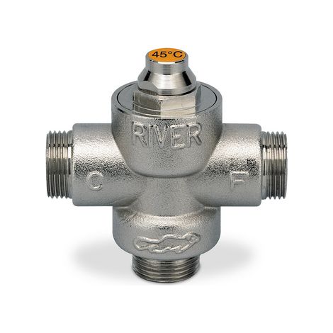 VALVOLA DEVIATRICE TERMOSTATICA MINIECO SOLAR- 3/4- RIVER- pezzi 1